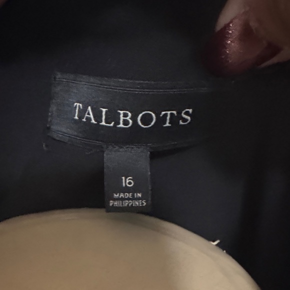 Talbots Elegant Black Blazer - Picture 2 of 10